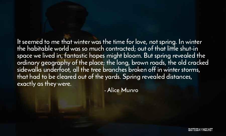 Out Of The Ordinary Love Quotes By Alice Munro