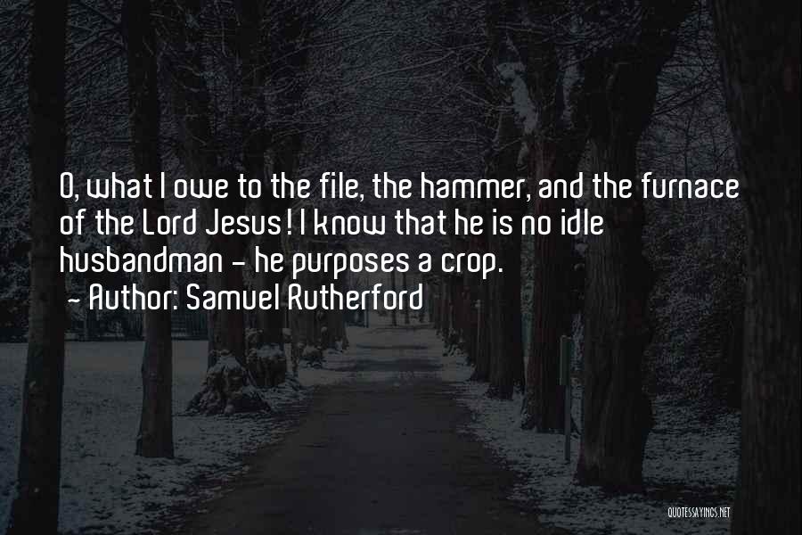 Out Of This Furnace Quotes By Samuel Rutherford