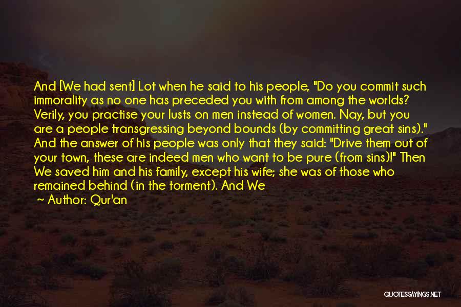 Out Of Town Quotes By Qur'an