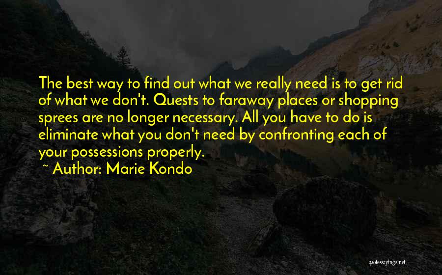 Out Shopping Quotes By Marie Kondo