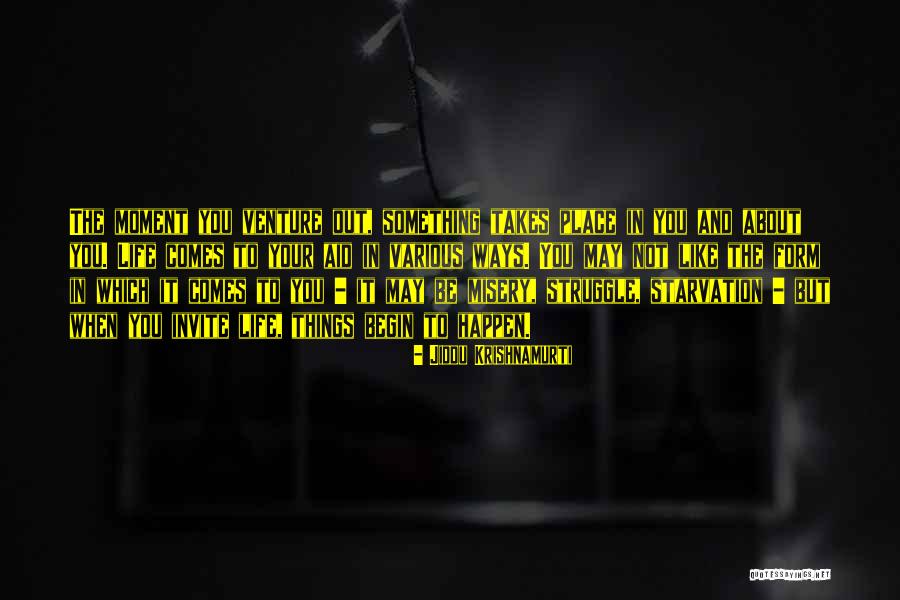 Out Venture Quotes By Jiddu Krishnamurti Out Venture Quotes By Jiddu Krishnamurti