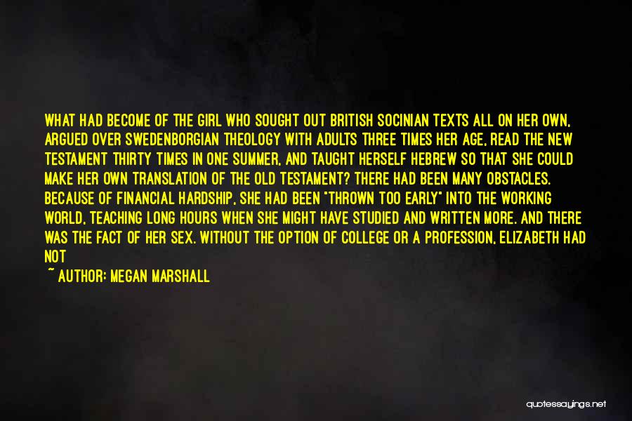 Out With The Old In With The New Quotes By Megan Marshall