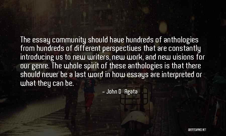 Outandaboutpv Quotes By John D'Agata Outandaboutpv Quotes By John D'Agata