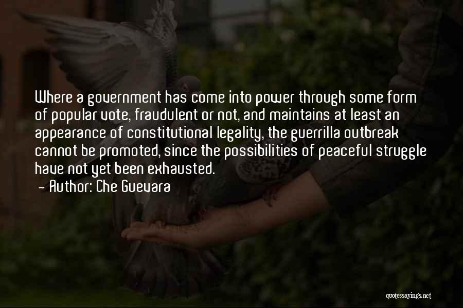 Outbreak Quotes By Che Guevara