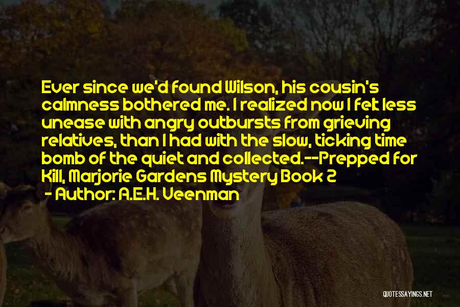 Outbursts Quotes By A.E.H. Veenman