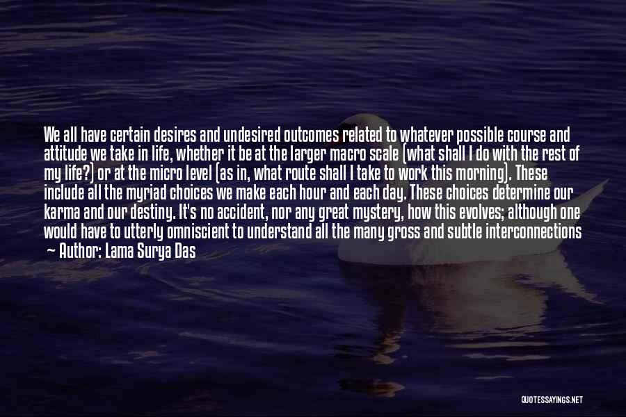 Outcomes In Life Quotes By Lama Surya Das