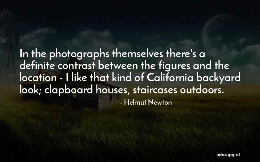 Outdoors Quotes By Helmut Newton