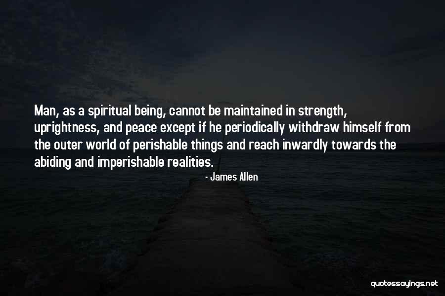 Outer Peace Quotes By James Allen Outer Peace Quotes By James Allen