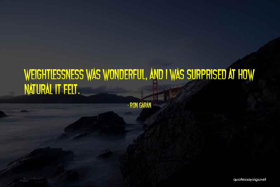 Outer Space Exploration Quotes By Ron Garan
