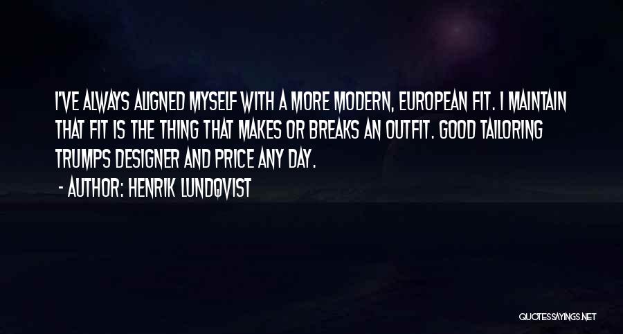 Outfit Of The Day Quotes By Henrik Lundqvist
