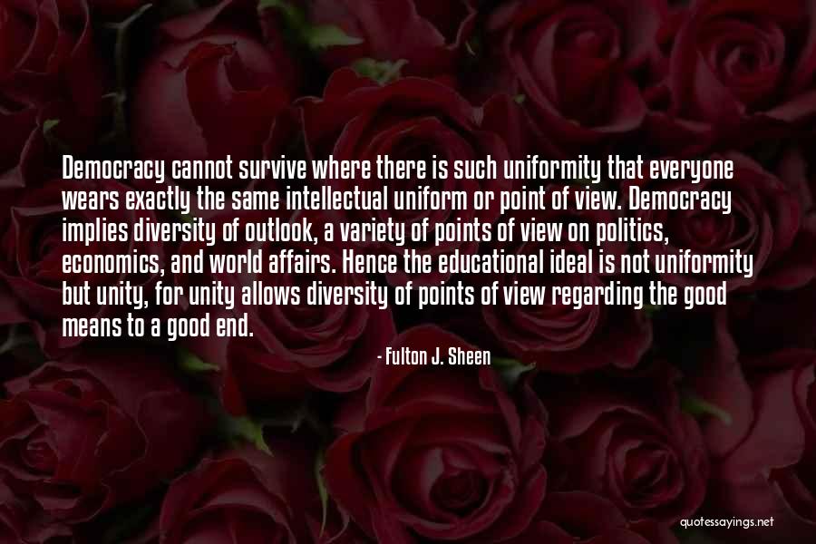 Outlook On The World Quotes By Fulton J. Sheen Outlook On The World Quotes By Fulton J. Sheen