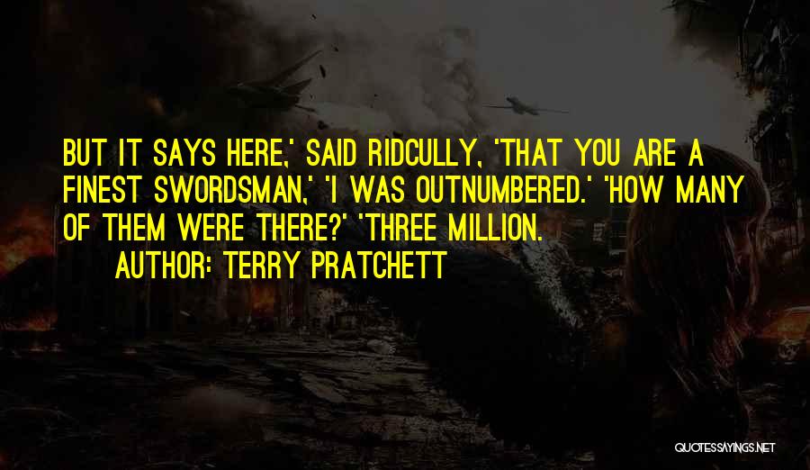 Outnumbered Quotes By Terry Pratchett