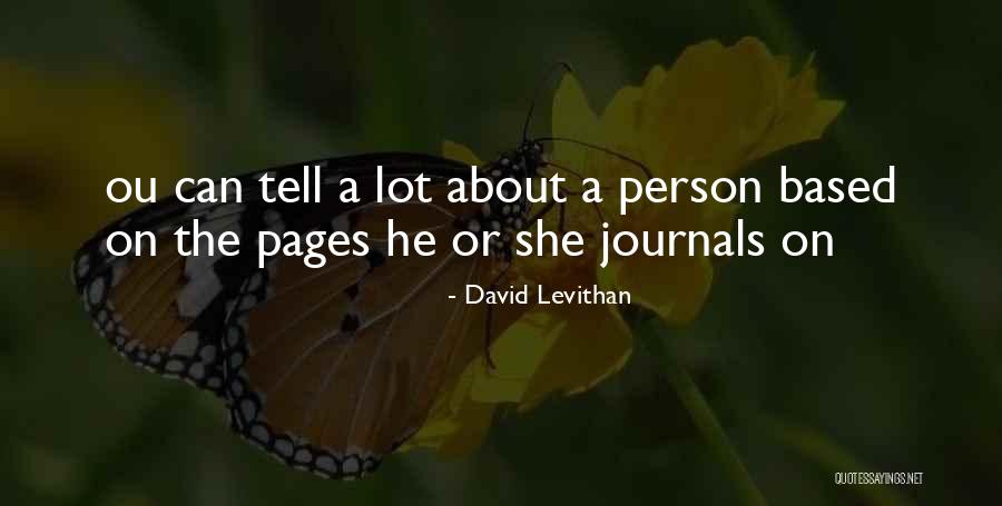 Outperform Rating Quotes By David Levithan