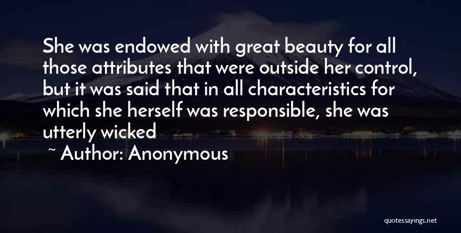 Outside Beauty Quotes By Anonymous