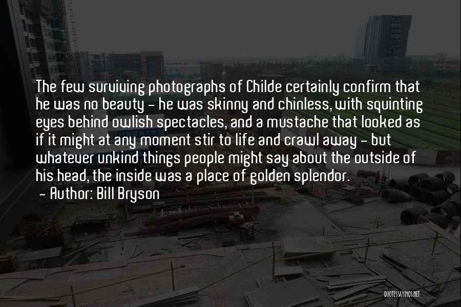 Outside Beauty Quotes By Bill Bryson