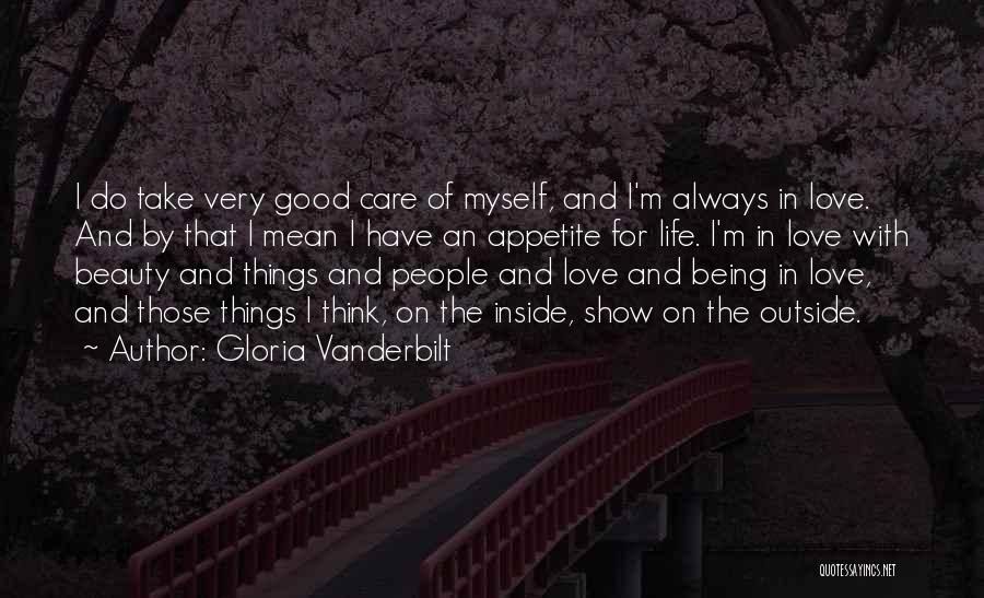 Outside Beauty Quotes By Gloria Vanderbilt