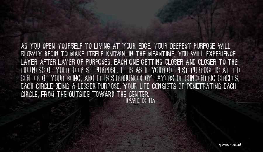 Outside Experience Quotes By David Deida Outside Experience Quotes By David Deida