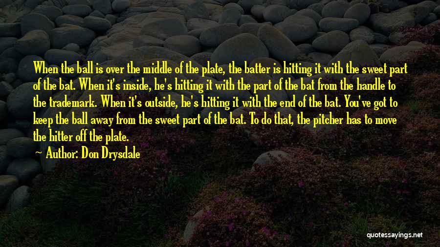 Outside Hitter Quotes By Don Drysdale