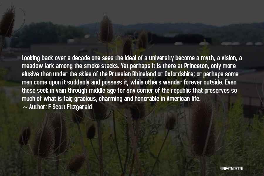 Outside Over There Quotes By F Scott Fitzgerald