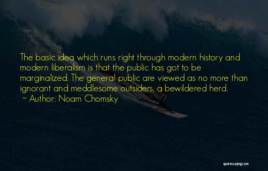 Outsiders Quotes By Noam Chomsky