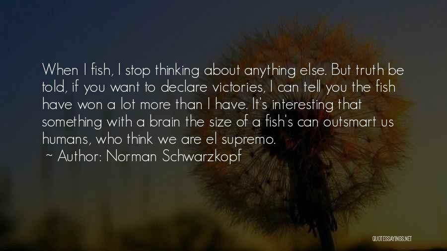 Outsmart Me Quotes By Norman Schwarzkopf