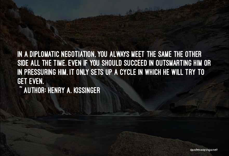 Outsmarting Quotes By Henry A. Kissinger