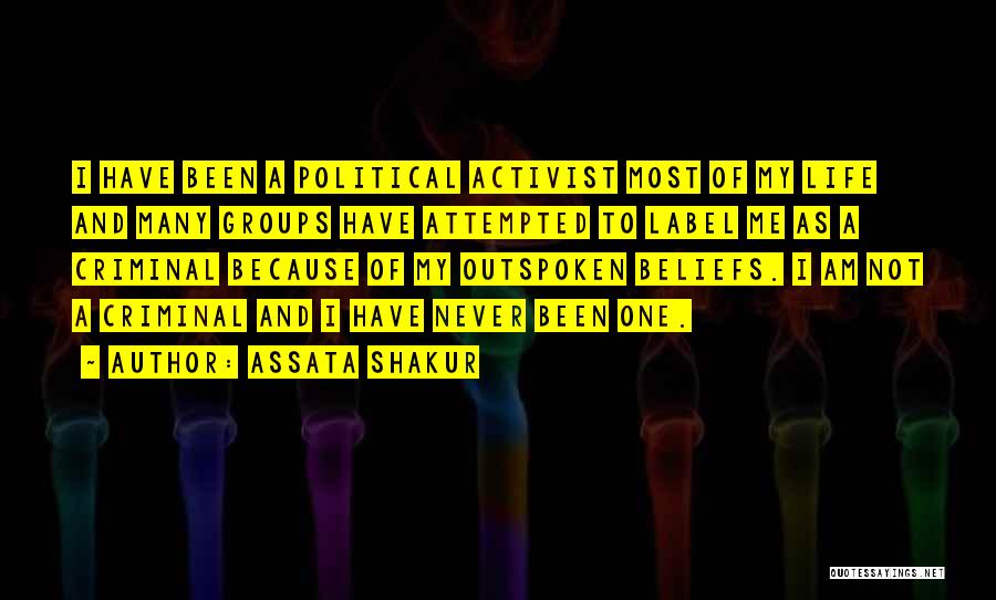 Outspoken Quotes By Assata Shakur