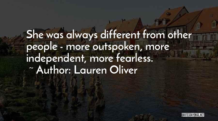 Outspoken Quotes By Lauren Oliver