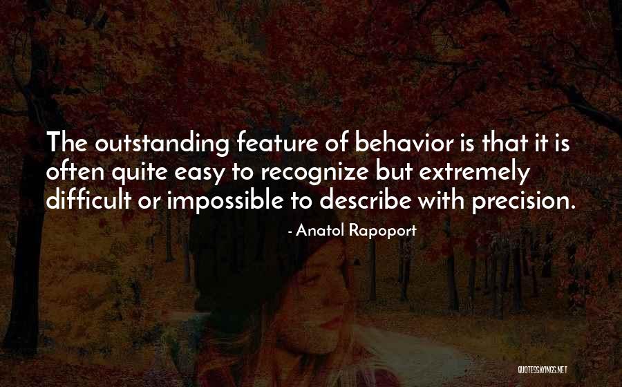 Outstanding Quotes By Anatol Rapoport