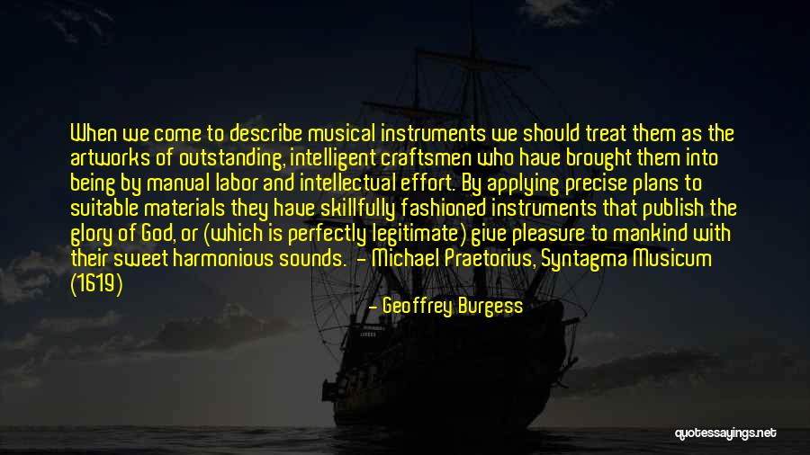 Outstanding Quotes By Geoffrey Burgess