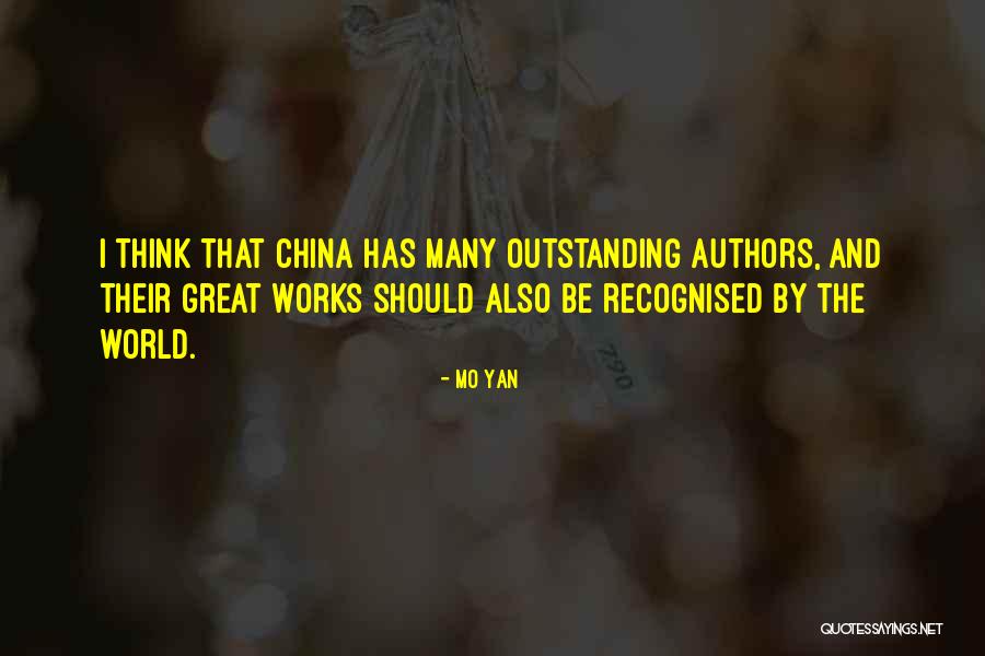 Outstanding Quotes By Mo Yan