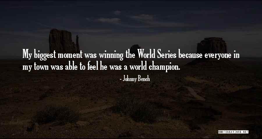 Outswing Door Quotes By Johnny Bench Outswing Door Quotes By Johnny Bench
