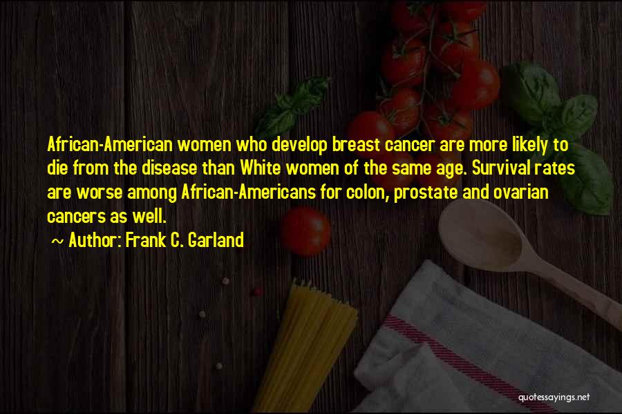 Ovarian Cancer Quotes By Frank C. Garland