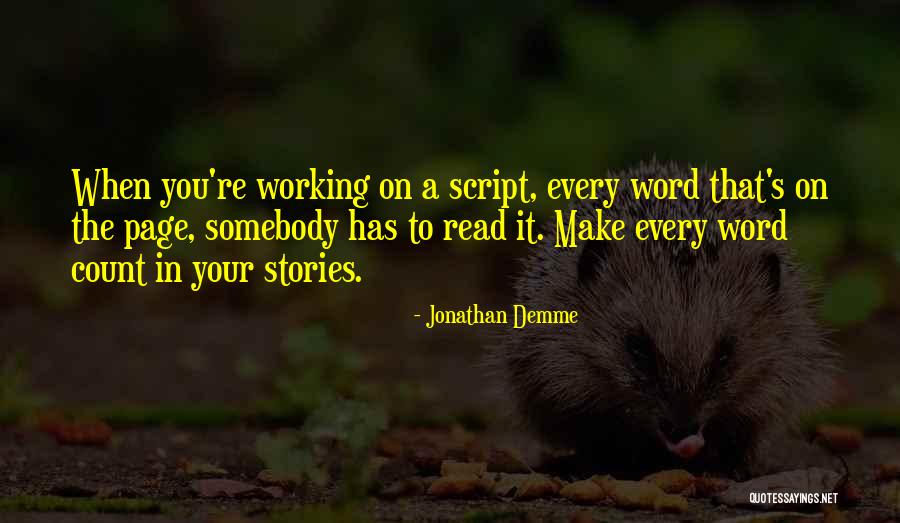Ovary Pain Quotes By Jonathan Demme Ovary Pain Quotes By Jonathan Demme