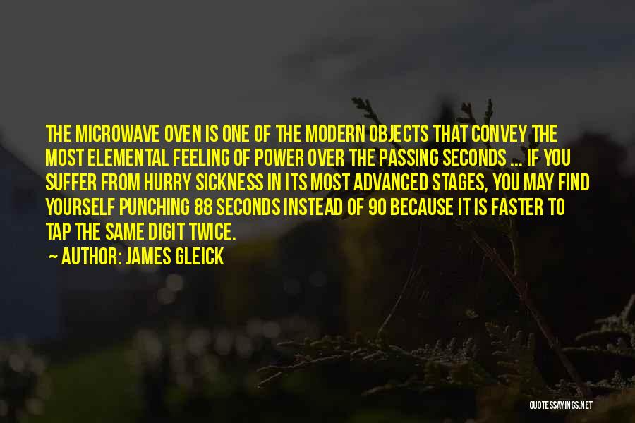 Oven Quotes By James Gleick