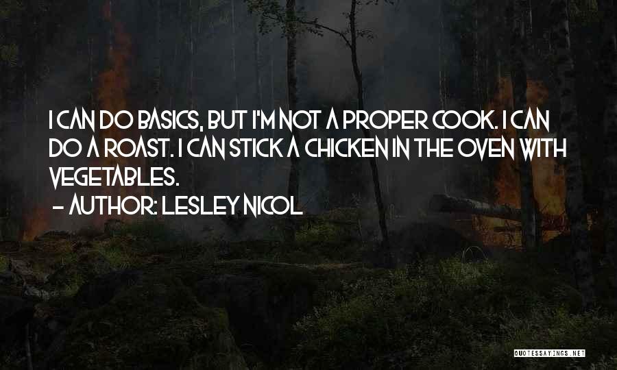 Oven Quotes By Lesley Nicol