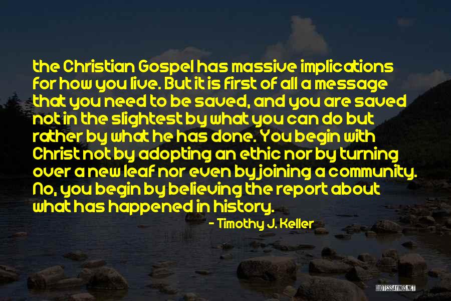 Over And Done With You Quotes By Timothy J. Keller Over And Done With You Quotes By Timothy J. Keller