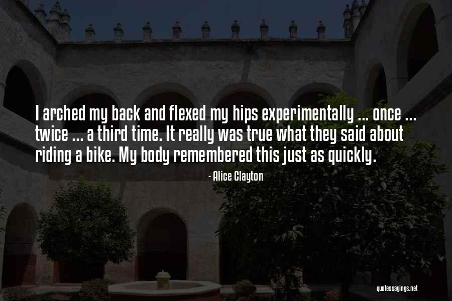 Over Arched Back Quotes By Alice Clayton Over Arched Back Quotes By Alice Clayton