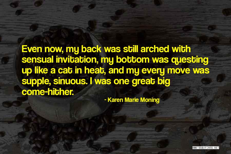 Over Arched Back Quotes By Karen Marie Moning Over Arched Back Quotes By Karen Marie Moning