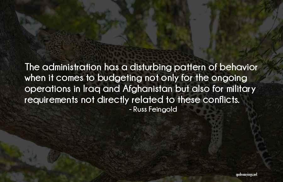 Over Budgeting Quotes By Russ Feingold Over Budgeting Quotes By Russ Feingold