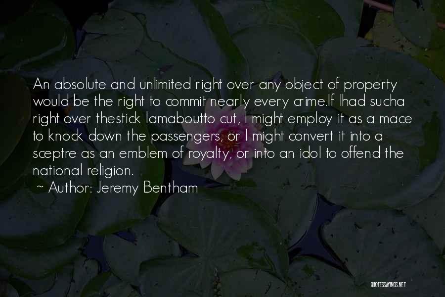 Over Commit Quotes By Jeremy Bentham