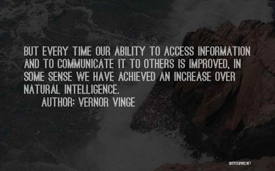 Over Communicate Quotes By Vernor Vinge