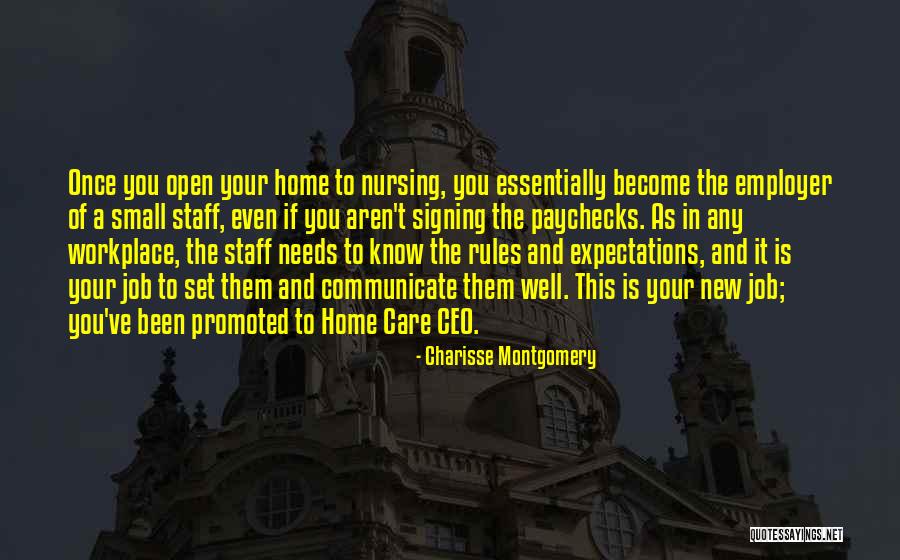 Over Communication In The Workplace Quotes By Charisse Montgomery Over Communication In The Workplace Quotes By Charisse Montgomery