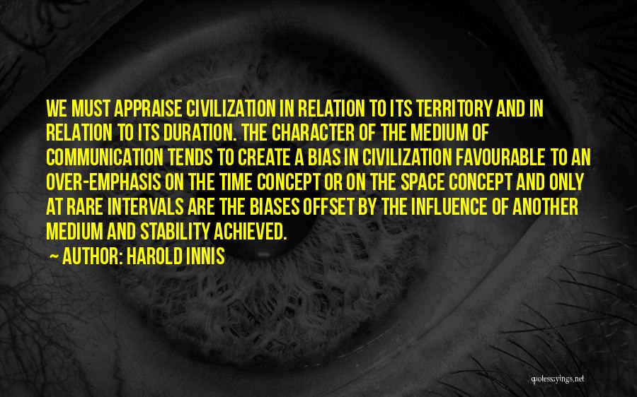 Over Communication Quotes By Harold Innis