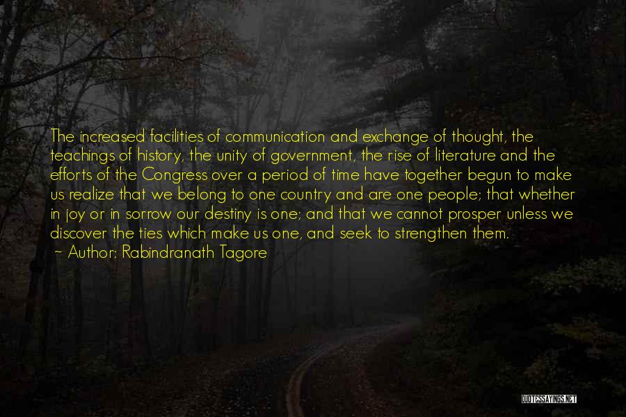 Over Communication Quotes By Rabindranath Tagore