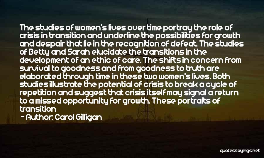 Over Concern Quotes By Carol Gilligan