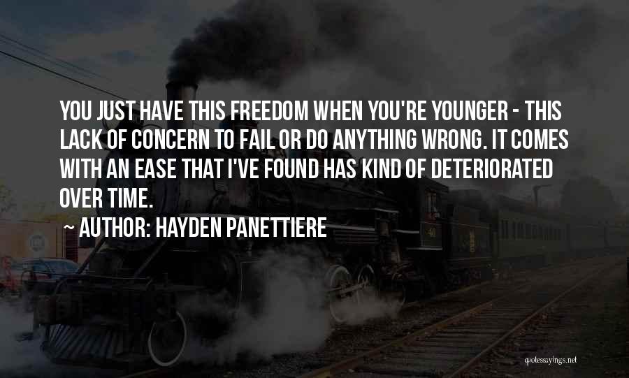 Over Concern Quotes By Hayden Panettiere