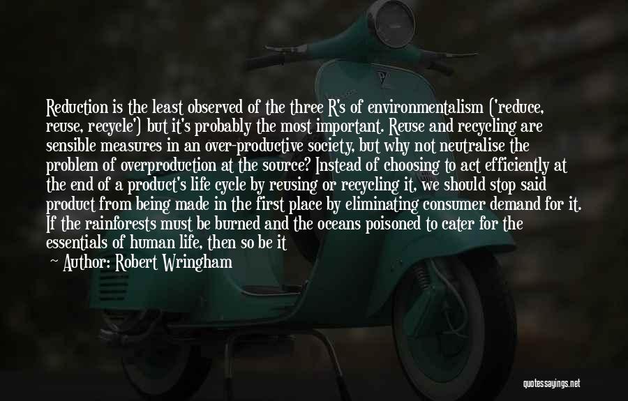Over Consumerism Quotes By Robert Wringham