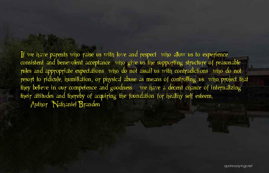 Over Controlling Parents Quotes By Nathaniel Branden