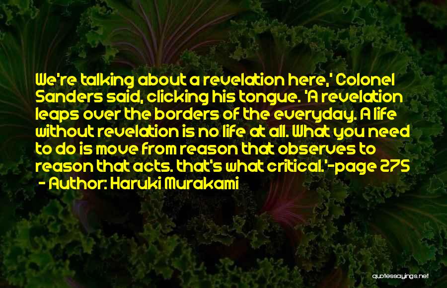 Over Critical Quotes By Haruki Murakami